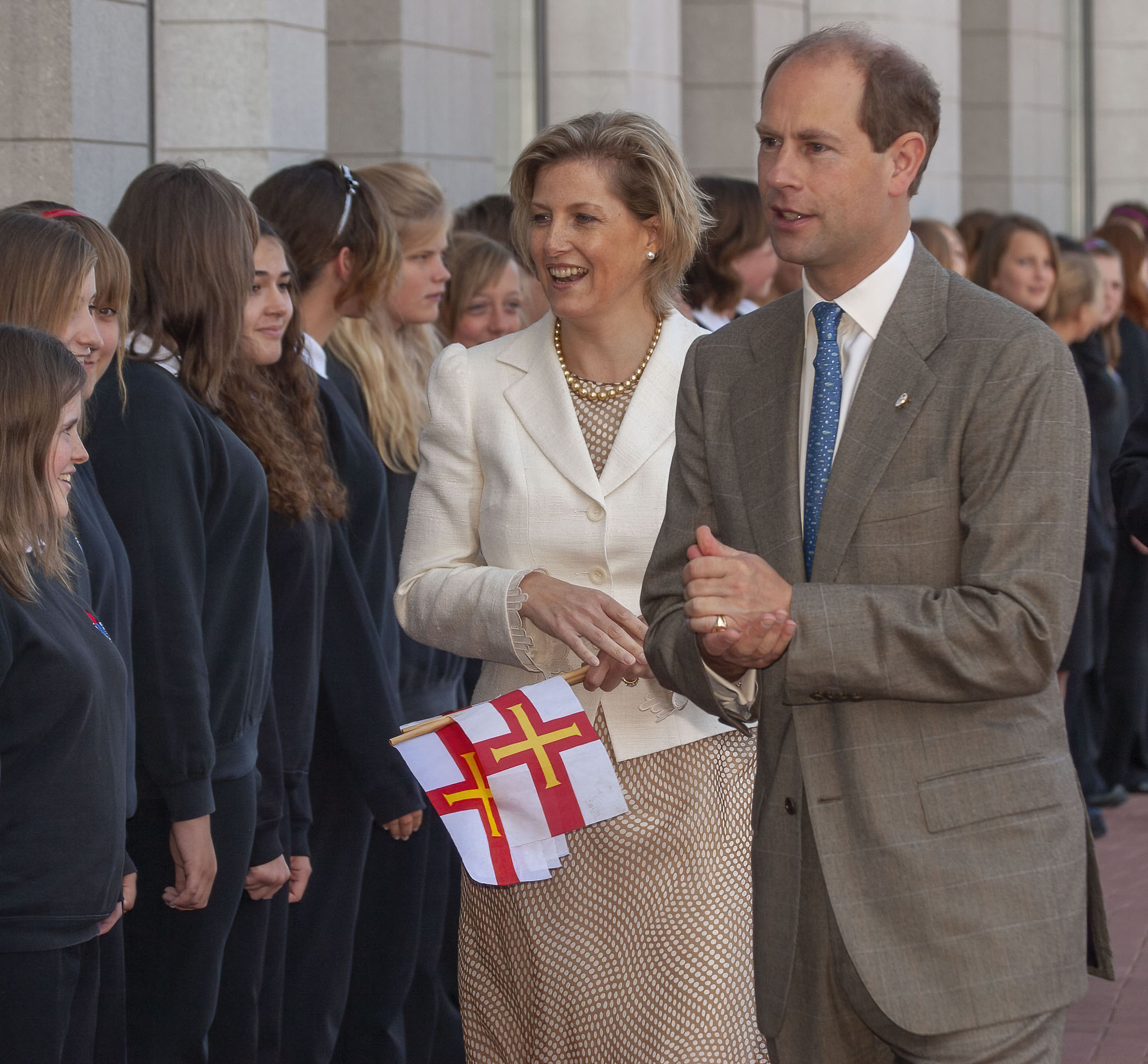 Their Royal Highnesses The Earl and Countess of Wessex pictured in July 2009 on a previous visit to Guernsey. Photo: Chris George Photography